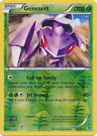 Genesect – 10/101 – Rare Reverse Holo