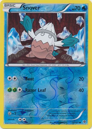 Snover – 25/101 – Common Reverse Holo