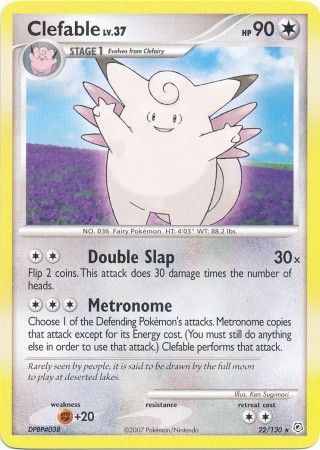 Clefable – 22/130 – Rare