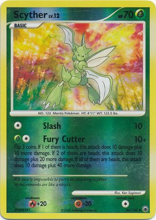Scyther – 46/100 – Uncommon Reverse Holo
