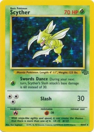 Scyther – 10/64 – Holo Unlimited
