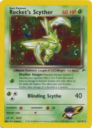 Rocket’s Scyther – 13/132 – Holo Unlimited