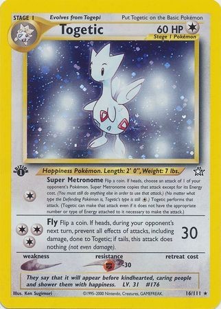 Togetic – 16/111 – Holo 1st Edition