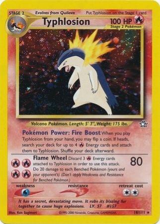 Typhlosion – 18/111 – Holo Unlimited