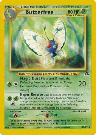 Butterfree – 19/75 – Rare Unlimited
