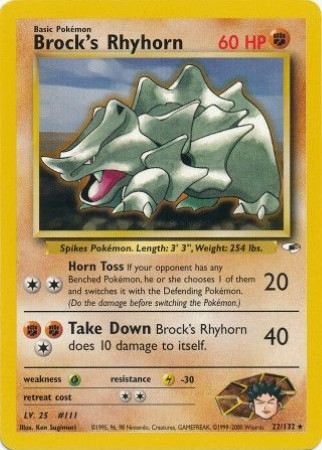Brock’s Rhyhorn – 22/132 – Rare Unlimited