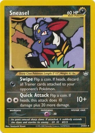 Sneasel – 24/64 – Rare Unlimited