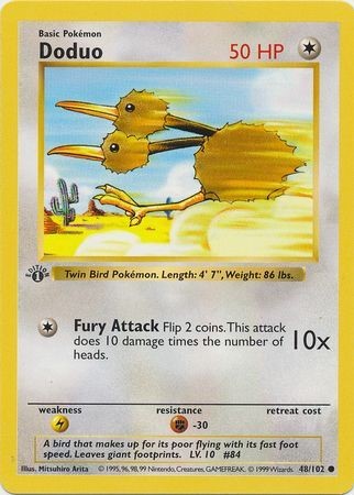 Doduo – 48/102 – Common 1st Edition