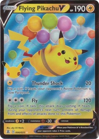 Flying Pikachu V – 6/25 – Ultra Rare
