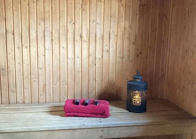 Wood fired sauna experience