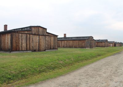 Auschwitz-Birkenau - wooden barracks