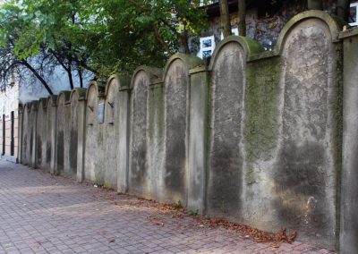 Nazi ghetto wall, Lwowska, Podgorze, Krakow
