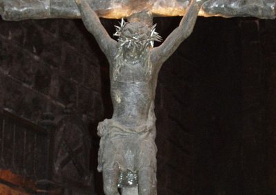 Salt Jesus in the Wieliczka salt mine