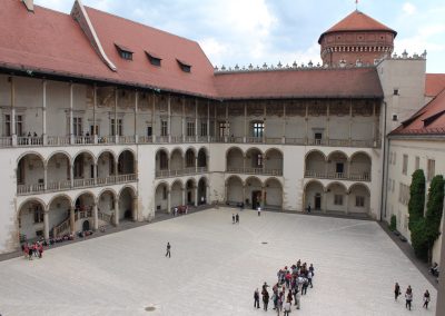 Wawel castle, Renaissance courtyard