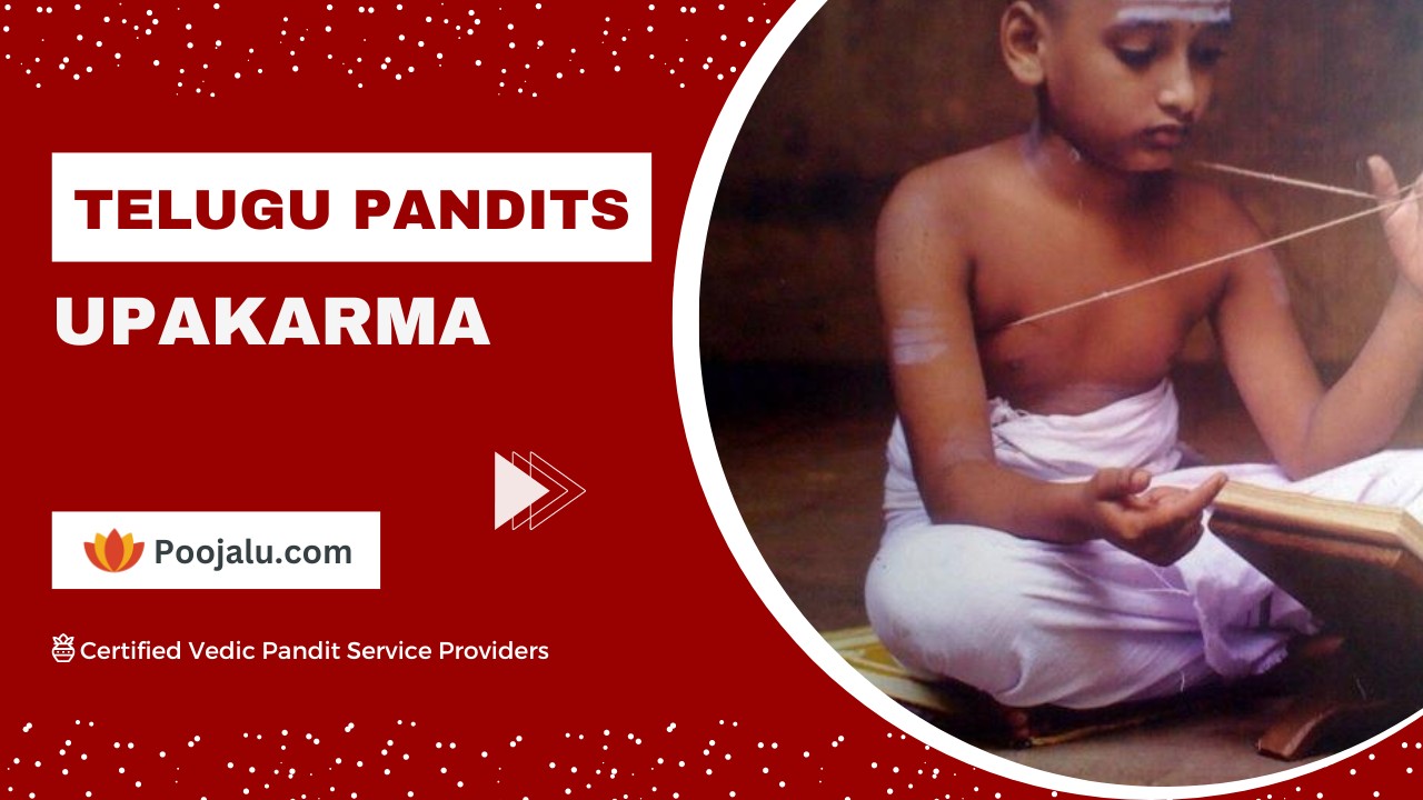 Telugu Pandit for Upakarma Puja