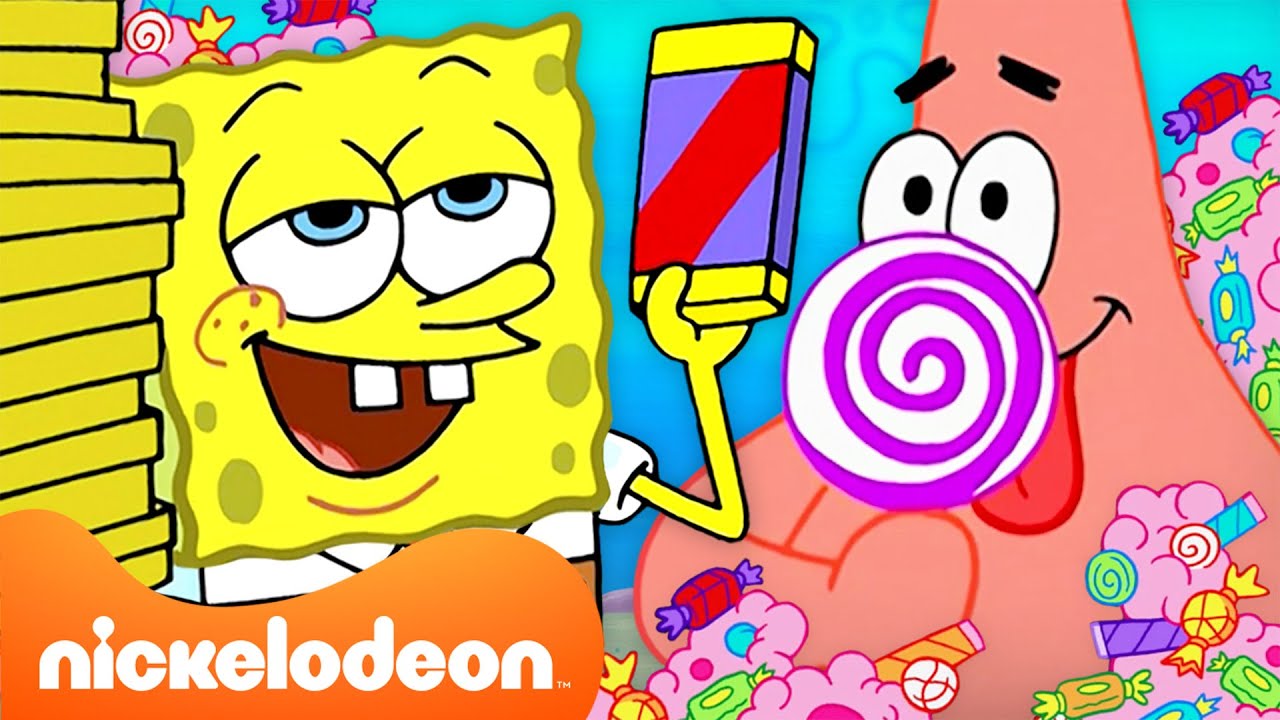 SpongeBob 45 minuten lang SNOEP 🍬 Nickelodeon Nederlands