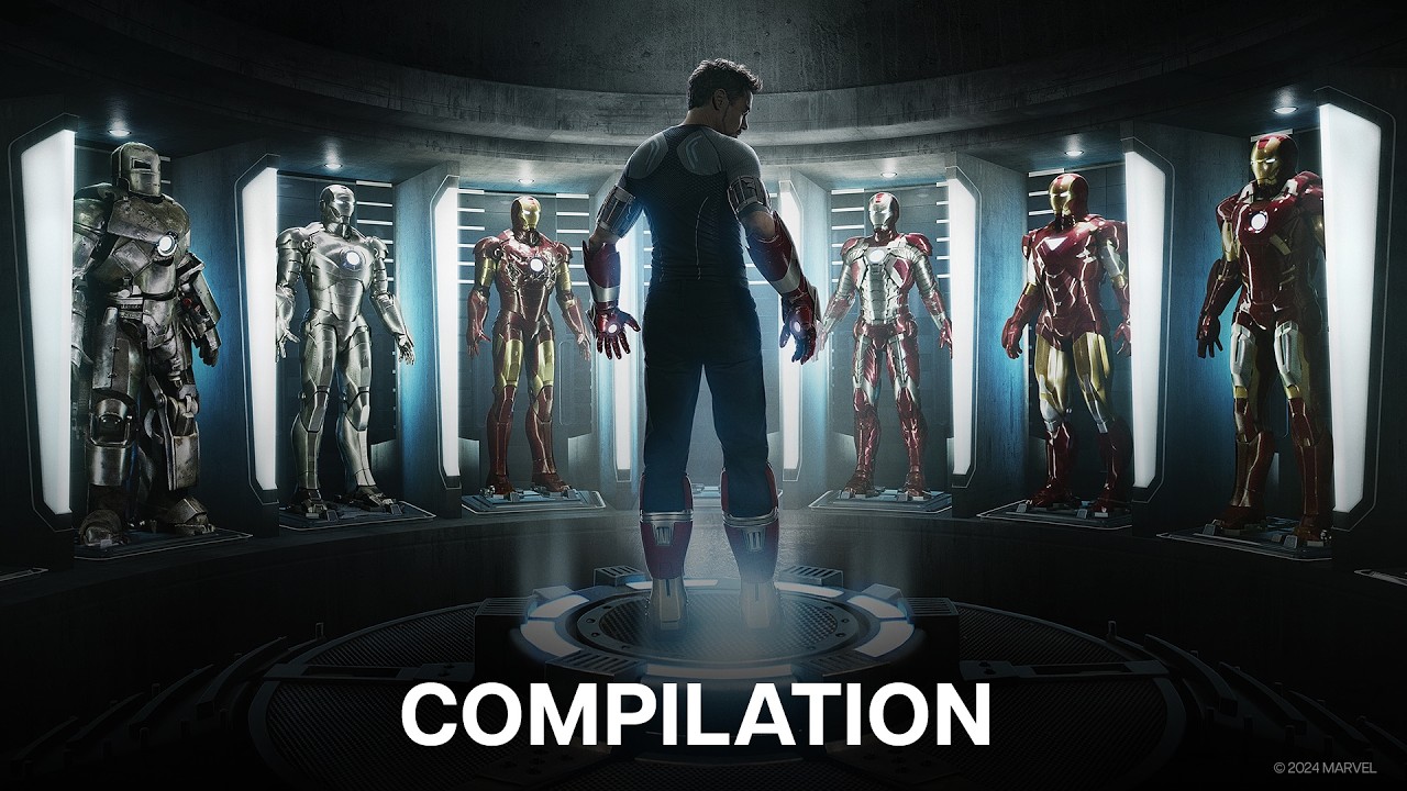 Tony Starks Best Iron Man Suit Ups MCU Compilation K