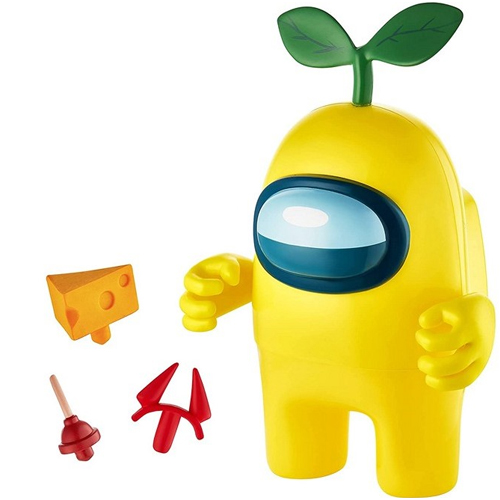 among us yellow crewmate toikido actiefiguur