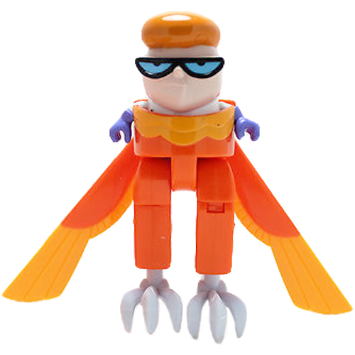 dexters laboratory bird ship trendmasters actiefiguur