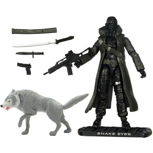 gi joe the rise of cobra snake eyes paris pursuit hasbro actiefiguur set