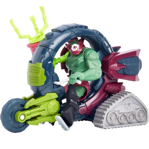 masters of the universe trap jaw cycle power attack mattel actiefiguur