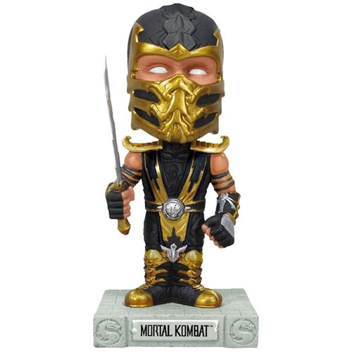 mortal kombat scorpion funko wacky wobbler verzamelfiguur