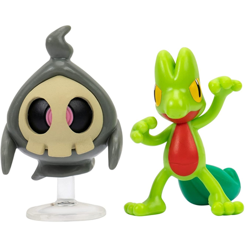 Duskull & Treecko Jazwares Battle Figure Actiefiguren