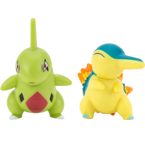 Larvitar & Cyndaquil Jazwares Battle Figure Actiefiguren