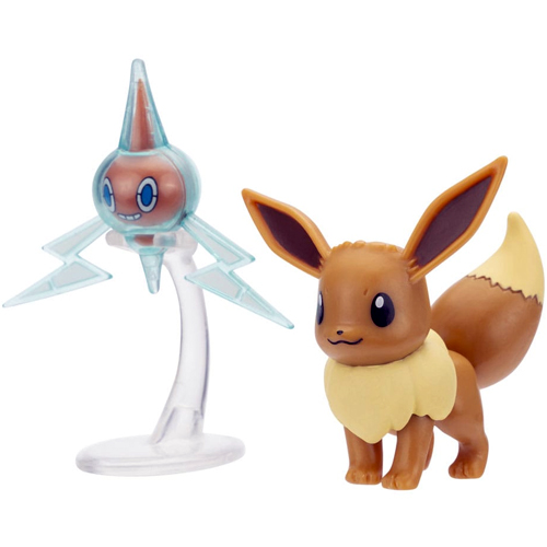 pokemon rotom eevee jazwares battle figure actiefiguren