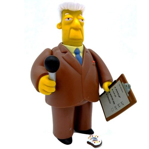 Kent Brockman Playmates Toys Actiefiguur