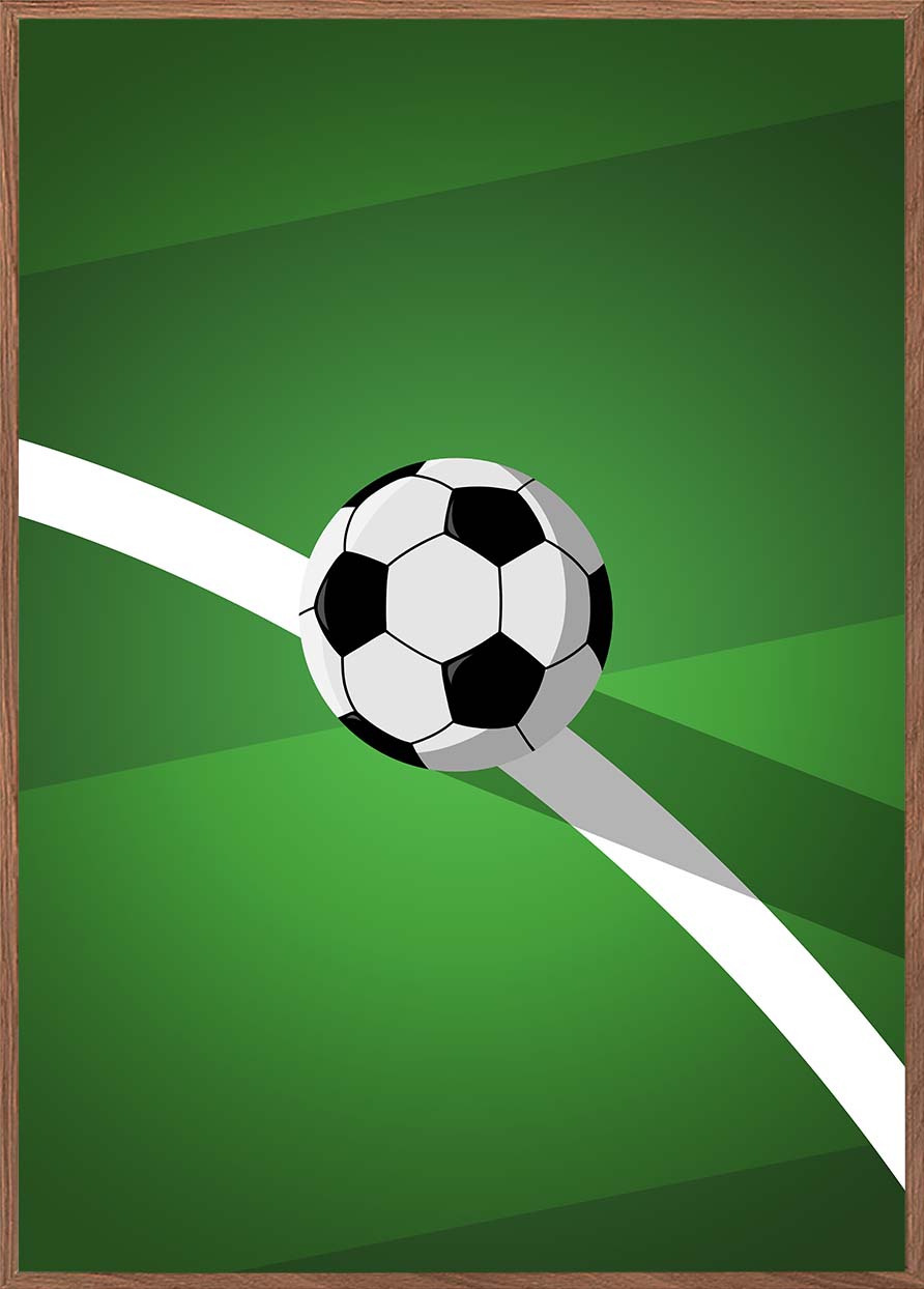 fodbold plakat