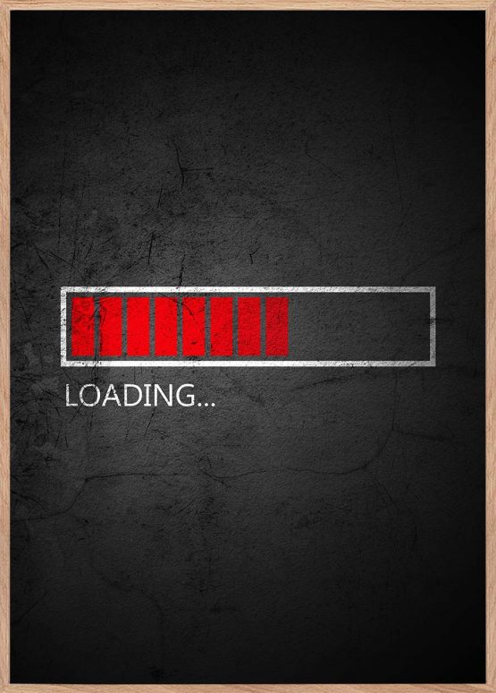 loading gamer plakat