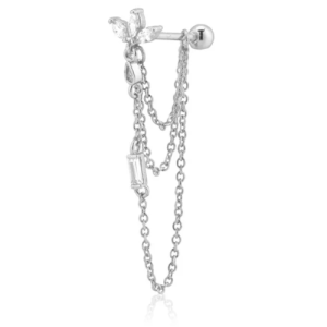 Chain Bar Stone (Gold & Silver)