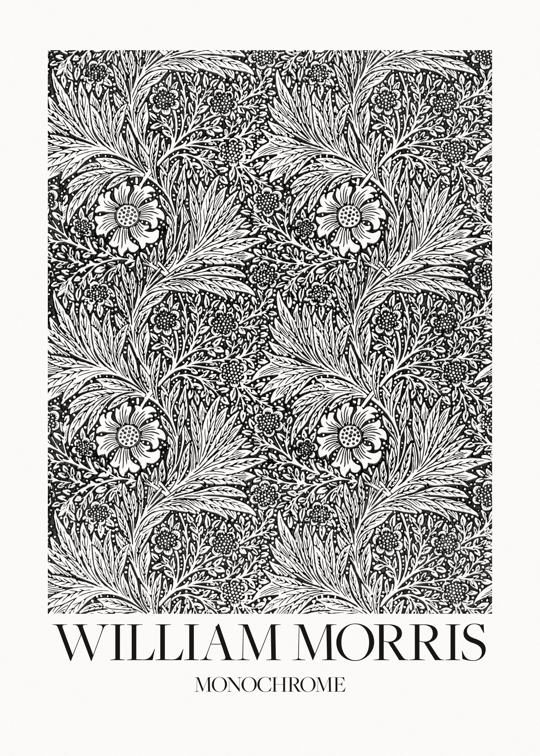 Marigold pattern (1875) by William Morris. Original from The Smi