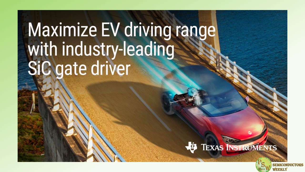 Texas Instruments Helps Maximize EV Driving Range with SiC Gate Driver