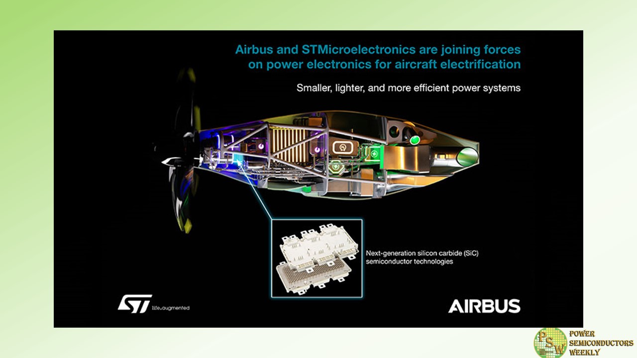 Airbus and STMicroelectronics Collaborate on Power Electronics for Aircraft Electrification