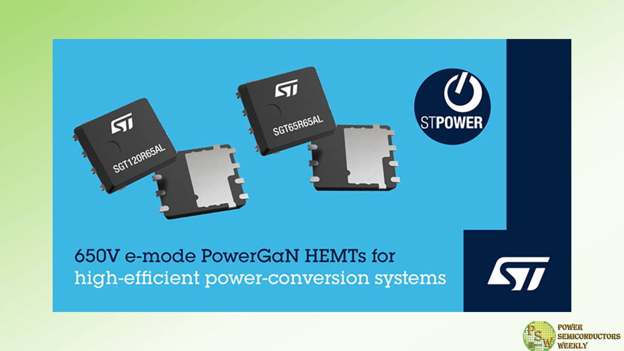 STMicroelectronics Begins Volume Production of PowerGaN Devices