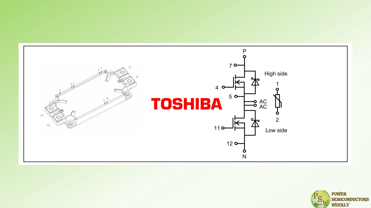 Toshiba Introduced Industry’s First 2200V Dual Silicon Carbide MOSFET Module