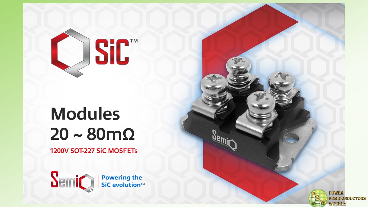 SemiQ Expands Its Portfolio of QSiC™ Silicon Carbide Modules with a Family of 1200V Modules in SOT-227 Package