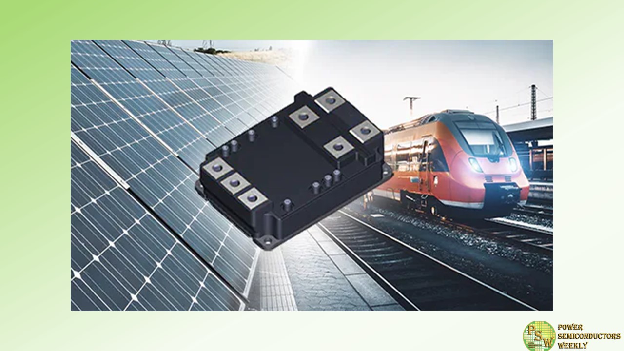 Toshiba Launches 3,3kV800A Chopper SiC MOSFET Modules Using 3rd Generation Chips