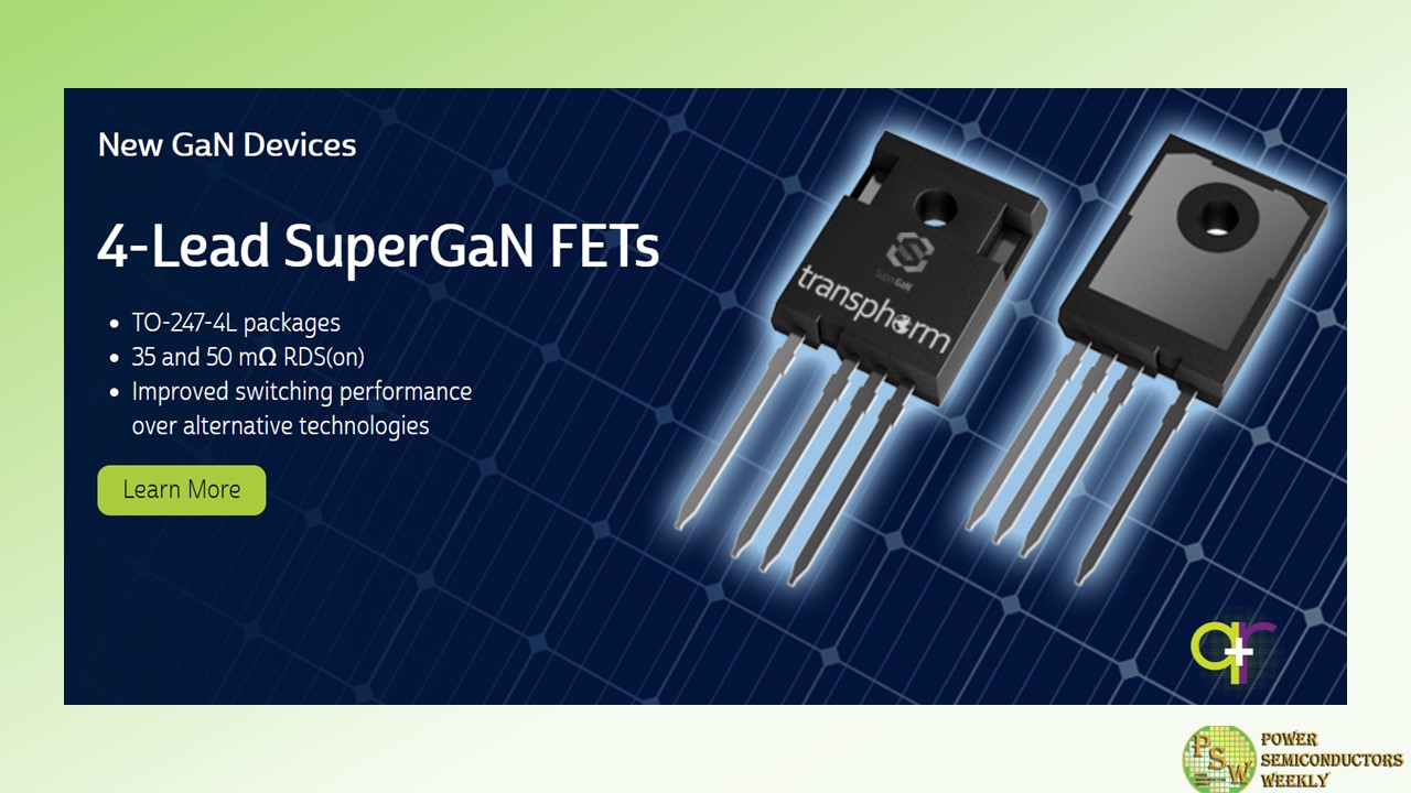 Transphorm Adds Two New SuperGaN Devices in a 4-lead TO-247 Package