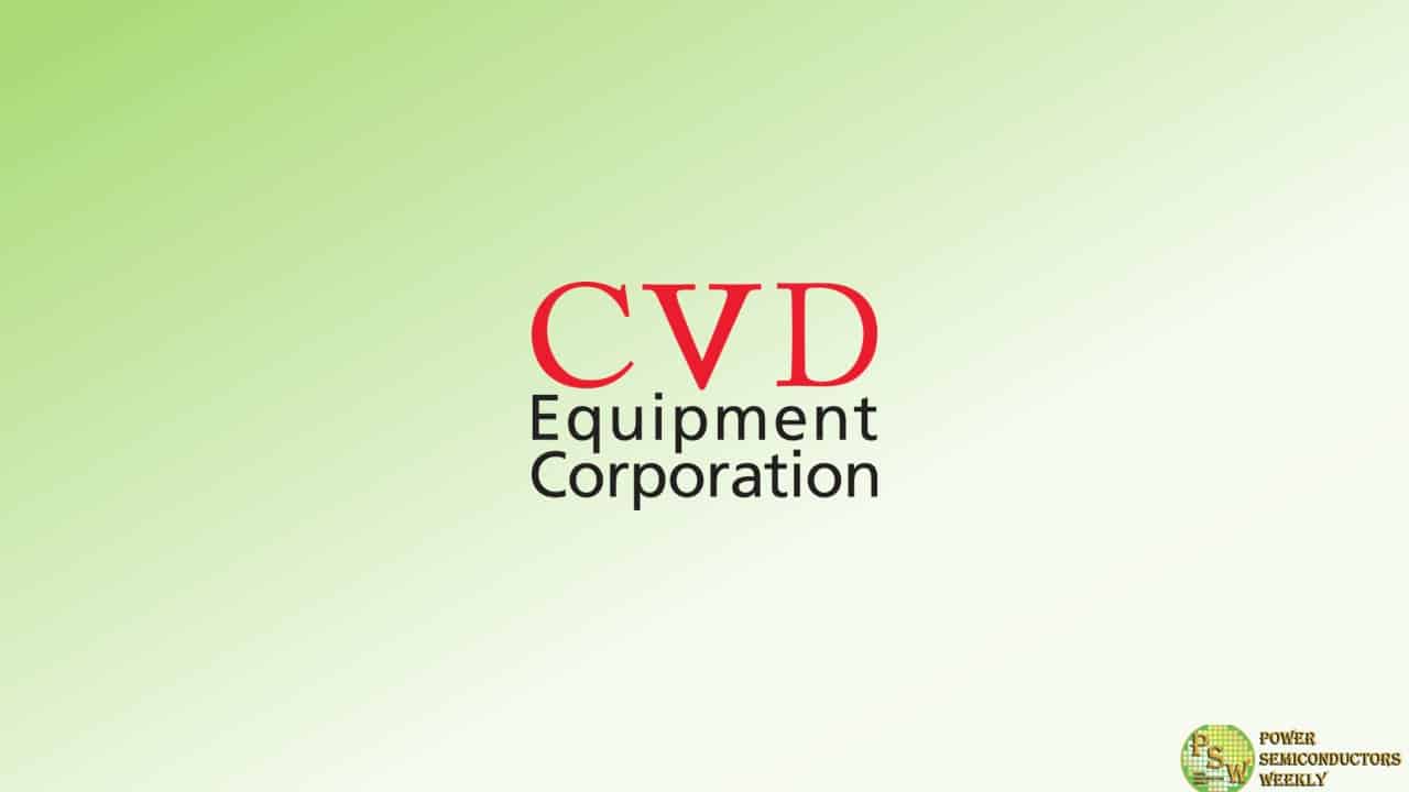 CVD Equipment Announced Financial Results