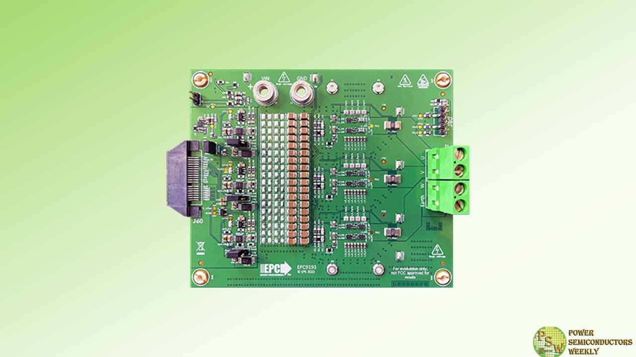 EPC Announced Availability of a 3-phase BLDC Motor Drive Inverter Using EPC2619 eGaN® FET