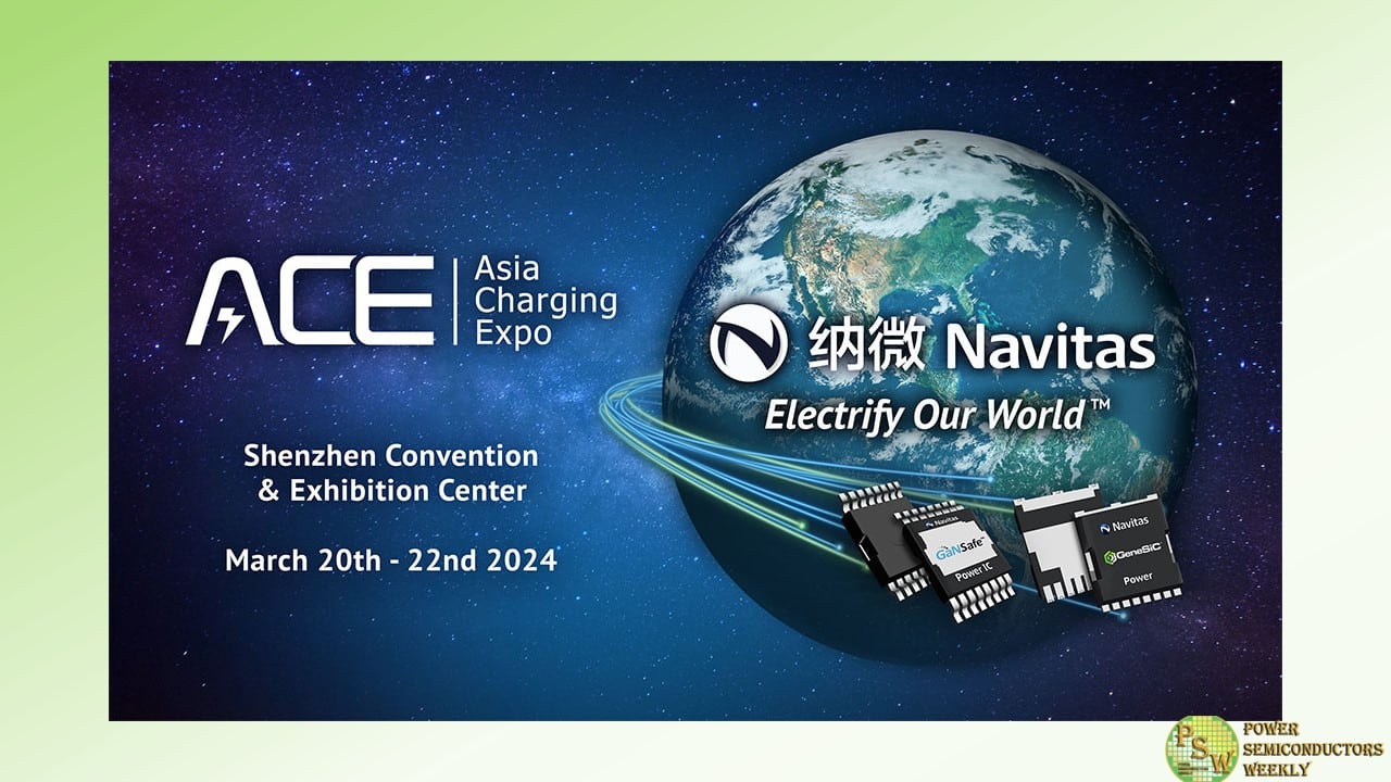 Navitas Semiconductor to Participate in Asia Charging Expo in Shenzhen
