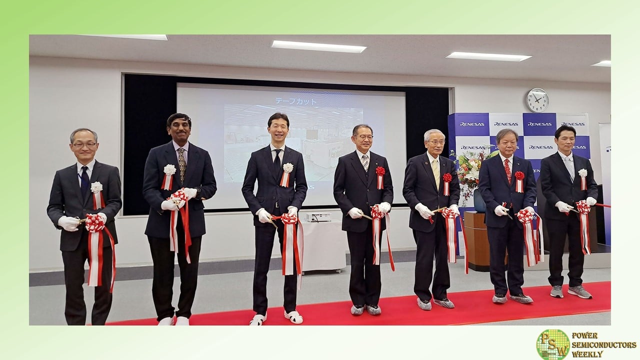 Renesas Electronics Expands its Power Semiconductor Production with the Opening of Kofu Factory