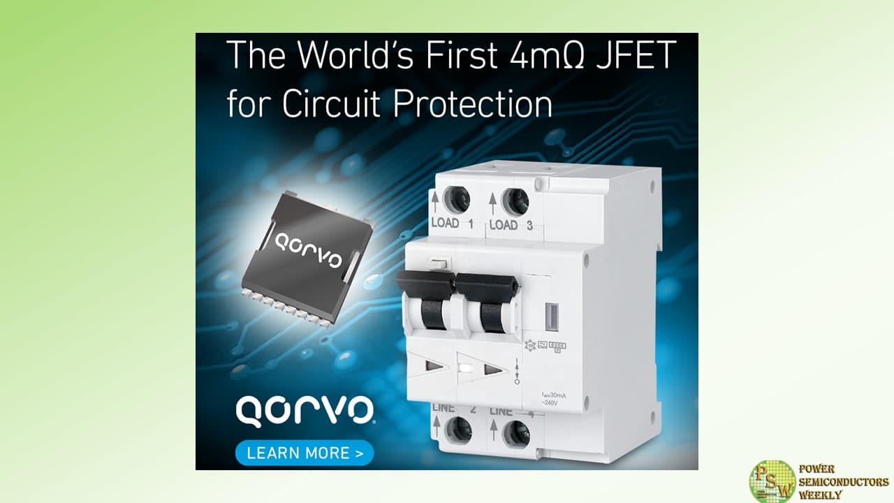 Qorvo® Announced Industry's First 4 mOhm SiC JFET in TOLL Package