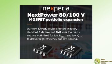 Nexperia Keeps on Expanding its NextPower 80 V and 100 V MOSFET Portfolio