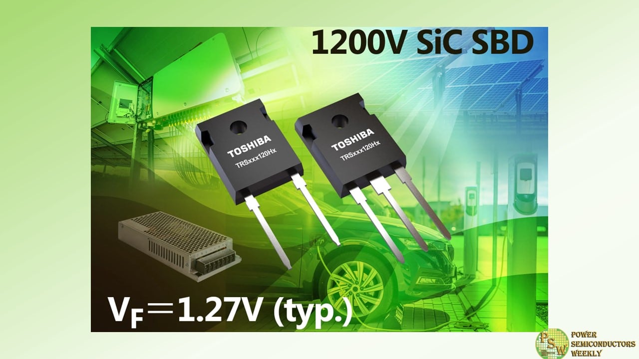 Toshiba Enhances SiC Diode Portfolio with Ten New 1200V SBDs