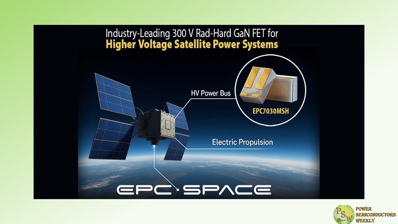 EPC Space Launches Industry-Leading 300V Rad-Hard GaN FET for High-Power Space Applications