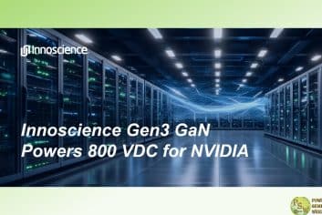 Innoscience and NVIDIA Partner to Power Next-Gen AI Data Centers with 800V GaN-Based Architecture